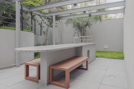 Studio para alugar com 24m², 1 quarto e sem vagaChurrasqueira