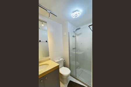 Banheiro de kitnet/studio à venda com 1 quarto, 26m² em Vila Clementino, São Paulo