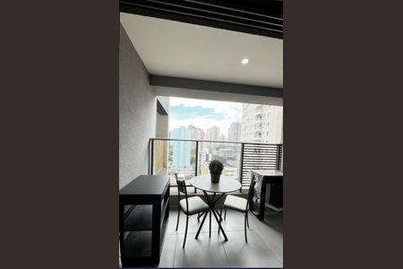 Studio à venda com 26m², 1 quarto e sem vagaVaranda