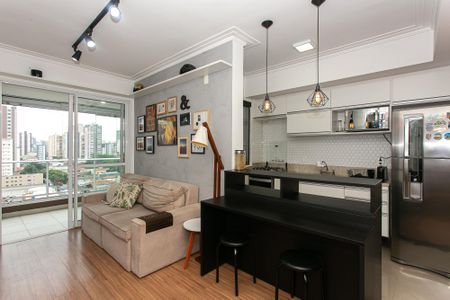 Sala de apartamento à venda com 1 quarto, 51m² em Vila Gomes Cardim, São Paulo