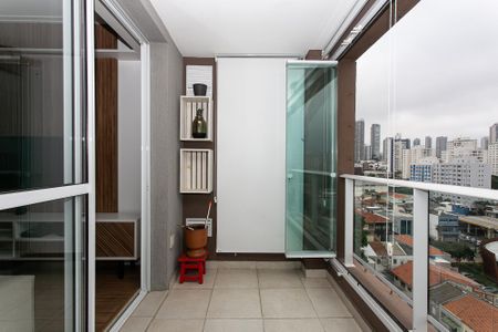 Varanda de apartamento à venda com 1 quarto, 51m² em Vila Gomes Cardim, São Paulo