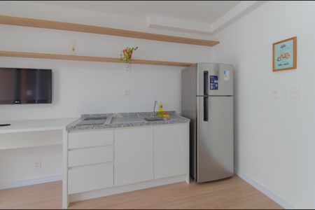 Cozinha de apartamento para alugar com 1 quarto, 32m² em Vila Mariana, São Paulo