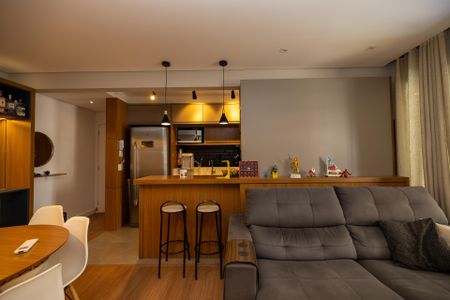 Apartamento à venda com 81m², 2 quartos e 2 vagasSala_cozinha Conjugada