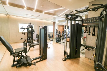 Studio à venda com 19m², 1 quarto e sem vaga Studio à venda com 19m², 1 quarto e sem vagaÁrea comum - Academia