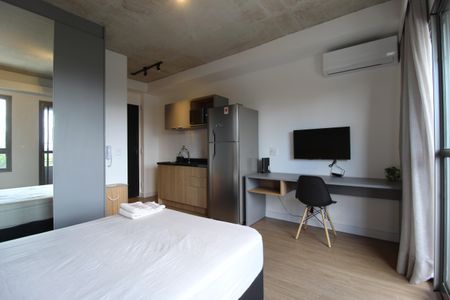 Studio para alugar com 28m², 1 quarto e sem vagaSala/Quarto