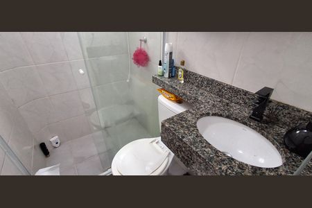 Banheiro Social  de apartamento à venda com 1 quarto, 40m² em Vila Palmares, São Caetano do Sul