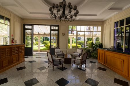 Apartamento à venda com 134m², 3 quartos e 2 vagasFachada e portaria