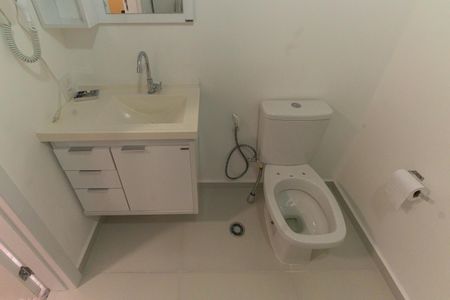 Studio para alugar com 25m², 1 quarto e sem vaga Studio para alugar com 25m², 1 quarto e sem vagaBanheiro