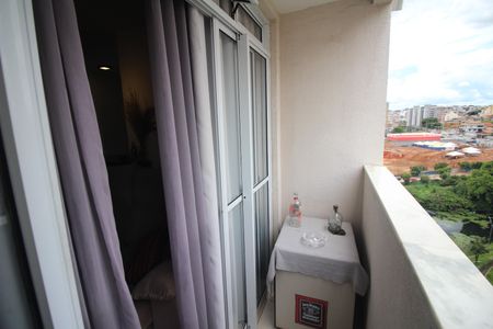 Varanda Sala de apartamento à venda com 2 quartos, 56m² em Jk, Contagem