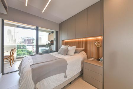 Apartamento à venda com 42m², 1 quarto e 1 vagaQuarto