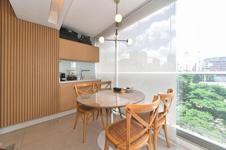 Varanda de apartamento à venda com 1 quarto, 42m² em Cidade Monções, São Paulo