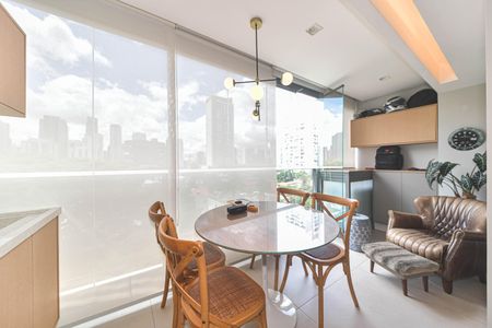 Varanda de apartamento à venda com 1 quarto, 42m² em Cidade Monções, São Paulo