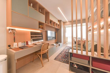 Apartamento à venda com 42m², 1 quarto e 1 vaga Apartamento à venda com 42m², 1 quarto e 1 vagaHome Office