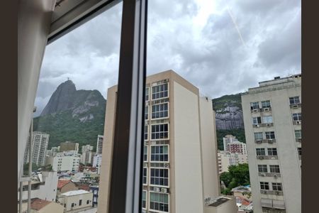 Vista do quarto  de kitnet/studio para alugar com 1 quarto, 40m² em Botafogo, Rio de Janeiro