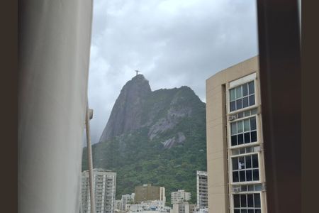 Vista do quarto  de kitnet/studio para alugar com 1 quarto, 40m² em Botafogo, Rio de Janeiro