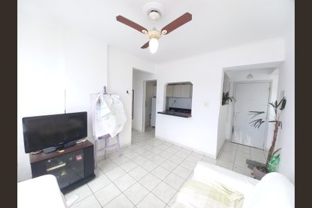 Sala de apartamento para alugar com 1 quarto, 51m² em Centro, São Vicente