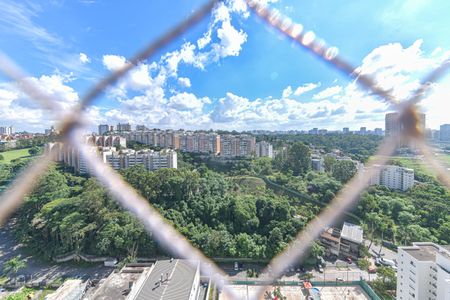 Varanda - Vista de apartamento à venda com 3 quartos, 129m² em Paraíso do Morumbi, São Paulo