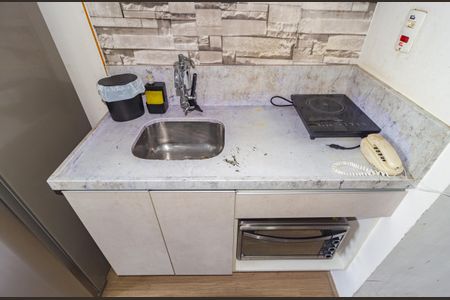 Studio à venda com 19m², 1 quarto e sem vaga Studio à venda com 19m², 1 quarto e sem vagaDetalhe - Cozinha