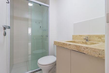 Banheiro de kitnet/studio à venda com 1 quarto, 22m² em Brás, São Paulo