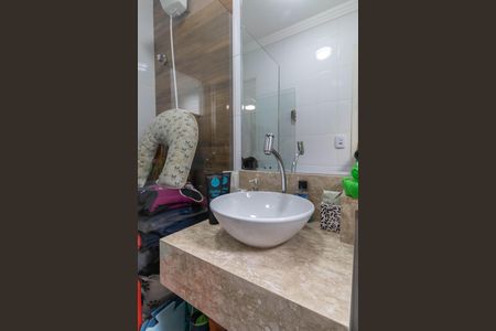 Casa de condomínio à venda com 71m², 2 quartos e 1 vagaBanheiro da Suíte 1