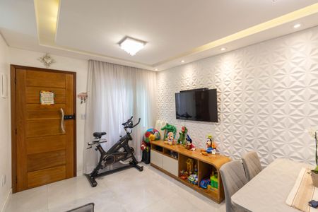 Sala e Cozinha  de casa de condomínio à venda com 2 quartos, 71m² em Cidade Patriarca, São Paulo