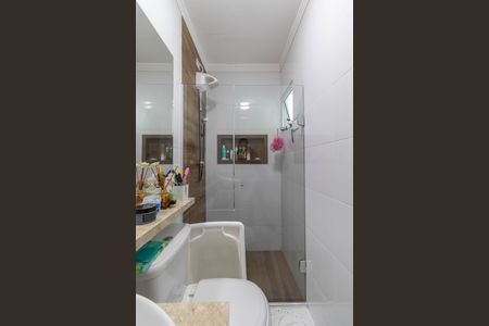 Casa de condomínio à venda com 71m², 2 quartos e 1 vagaBanheiro da Suíte 2