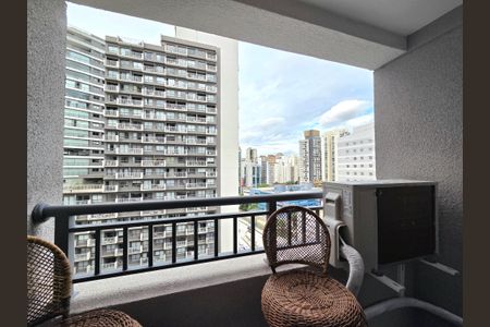 Apartamento para alugar com 25m², 1 quarto e sem vagaVaranda