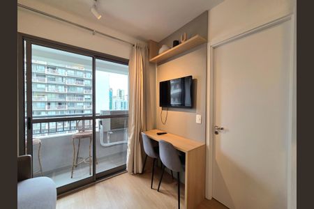 Sala de apartamento para alugar com 1 quarto, 25m² em Vila Nova Conceição, São Paulo