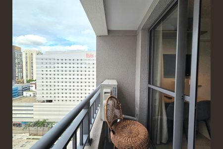 Apartamento para alugar com 25m², 1 quarto e sem vagaVaranda