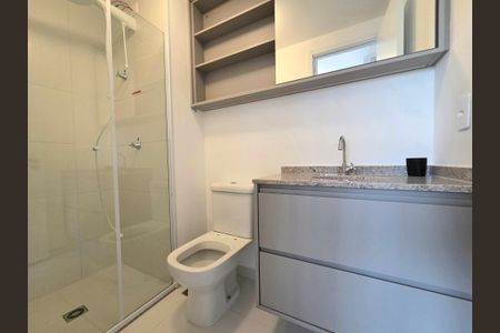 Apartamento para alugar com 25m², 1 quarto e sem vagaBanheiro da Suíte