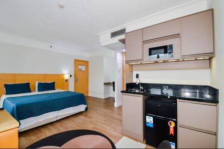 Studio para alugar com 32m², 1 quarto e 1 vagaFlat/Studio