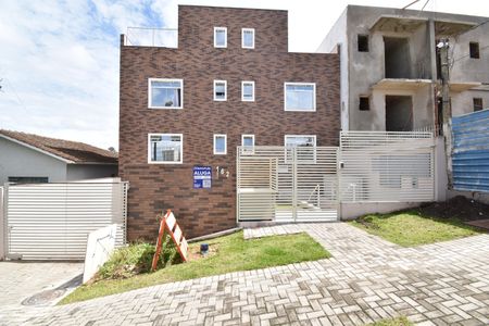 Studio para alugar com 25m², 1 quarto e sem vagaFachada com Plaquinha