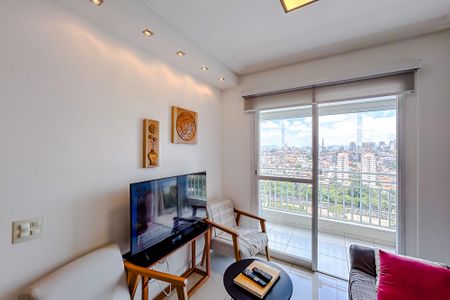 Sala de apartamento à venda com 2 quartos, 65m² em Chácara Seis de Outubro, São Paulo