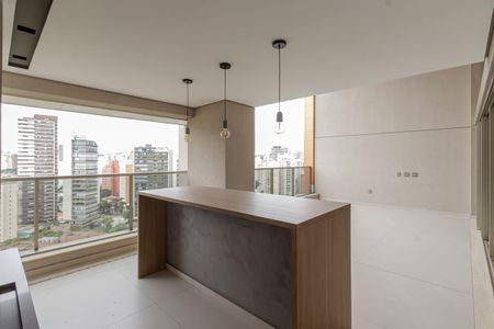 Varanda gourmet de apartamento à venda com 3 quartos, 273m² em Vila Olímpia, São Paulo