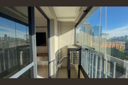 Sacada de kitnet/studio para alugar com 1 quarto, 25m² em Vila Cordeiro, São Paulo