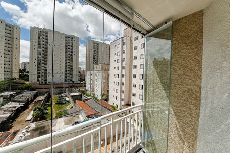 Varanda de apartamento à venda com 2 quartos, 50m² em Vila Antonieta, São Paulo