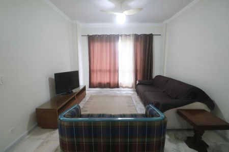 Sala de apartamento para alugar com 2 quartos, 80m² em Barra Funda, Guarujá