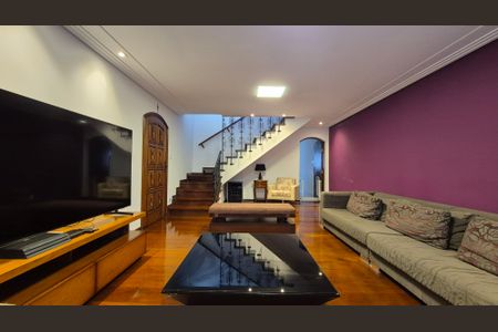 Sala de casa à venda com 3 quartos, 198m² em Vila Valparaíso, Santo André
