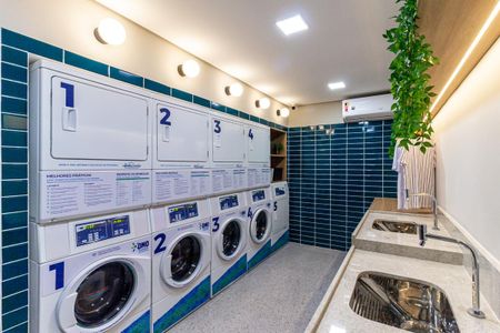 Studio para alugar com 25m², 1 quarto e sem vagaLavanderia