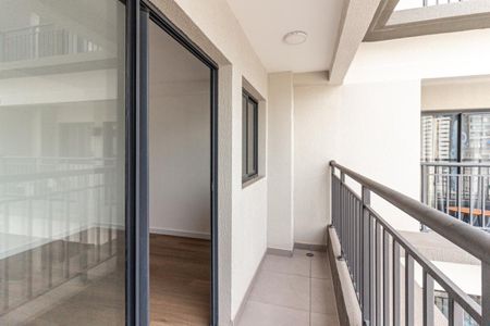 Varanda do Studio de kitnet/studio para alugar com 1 quarto, 25m² em República, São Paulo