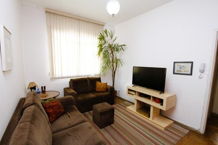 Sala de apartamento à venda com 3 quartos, 98m² em Barroca, Belo Horizonte