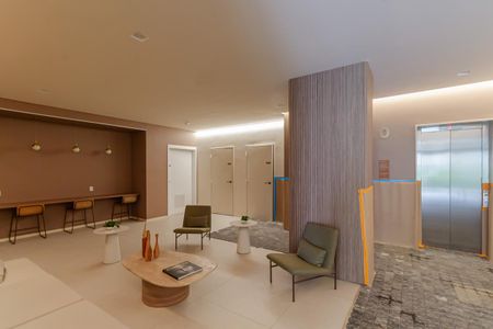 Studio à venda com 26m², 1 quarto e sem vaga Studio à venda com 26m², 1 quarto e sem vagaÁrea comum - Hall Social