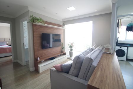 Sala de apartamento para alugar com 2 quartos, 63m² em Campininha, São Paulo