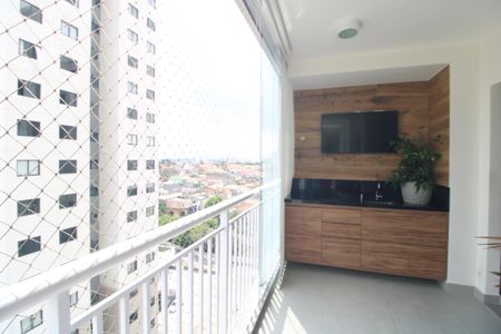 Varanda de apartamento para alugar com 2 quartos, 63m² em Campininha, São Paulo