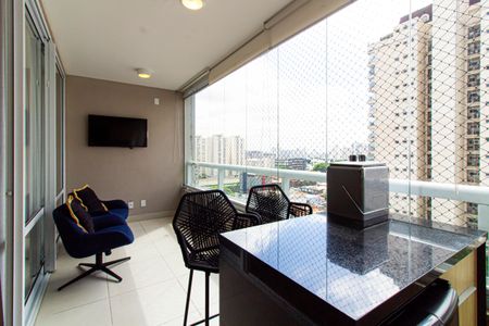 Varanda de apartamento para alugar com 3 quartos, 119m² em Barra Funda, São Paulo