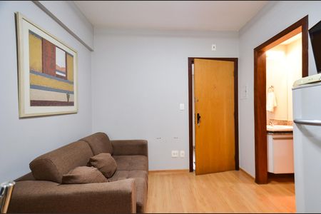 Sala Ambientes de apartamento à venda com 1 quarto, 29m² em Savassi, Belo Horizonte