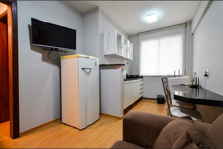 Sala Ambientes de apartamento à venda com 1 quarto, 29m² em Savassi, Belo Horizonte