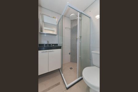 Banheiro de kitnet/studio para alugar com 1 quarto, 14m² em Brooklin, São Paulo