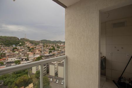 Varanda da Sala de apartamento para alugar com 3 quartos, 80m² em Mutondo, São Gonçalo
