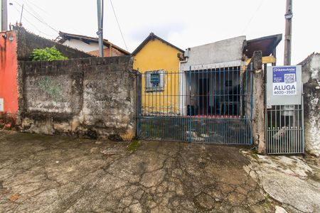 Casa para alugar com 25m², 1 quarto e sem vagaFachada + Placa